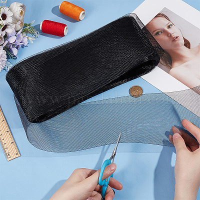 23 ярд эластичных полиэфирных декоративных сетчатых лент OCOR-WH0082-180A-1