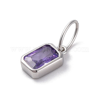 925 подвеска из стерлингового серебра с кубическим цирконием STER-NH0014-01P-02-1