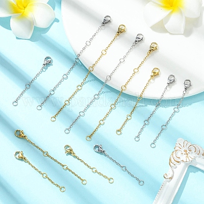 2 пакет 2 цвета 316 хирургическая нержавеющая сталь удлинитель цепи STAS-CJ0002-82-1