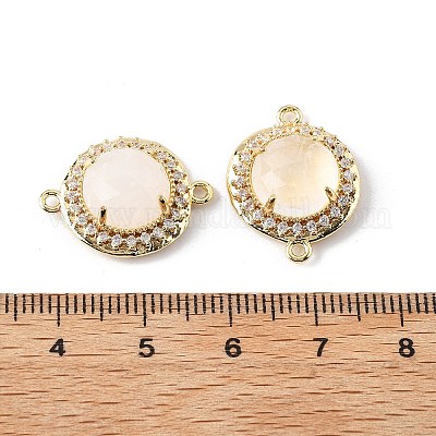 Натуральный кварцевый кристалл горный хрусталь ограненные соединительные подвески G-H323-03G-13-1