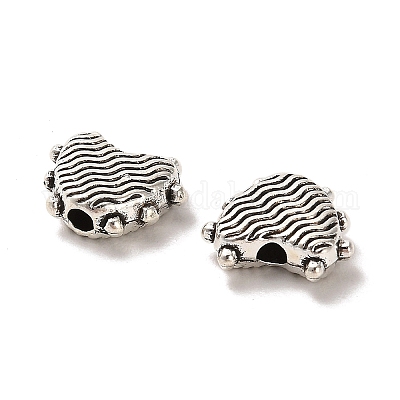 Сплавочные овальные бусины тибетского стиля  FIND-C043-078AS-1