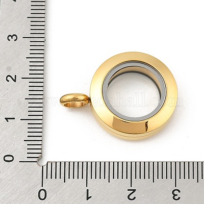 Подвески-медальоны из нержавеющей стали 304 STAS-E443-41G-1