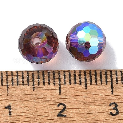 Ab цветные стеклянные бусины&nbsp;EGLA-P059-02A-AB16-1