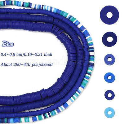 4 пряди 4 стиля ручной работы бусины из полимерной глины пряди CLAY-YW0002-22D-1