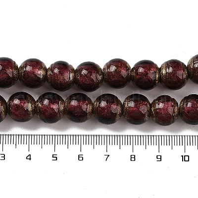 Ручной золотой песок бусины бисер нитей LAMP-P062-01B-1