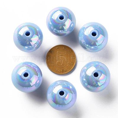 Непрозрачные акриловые бусины MACR-S370-D20mm-A39-1