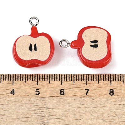 Подвески из непрозрачной смолы RESI-S025-02P-1