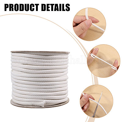 30 м плетеных вощеных полиэстеровых шнуров YC-WH0011-03B-1