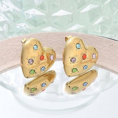 Серьги-гвоздики из нержавеющей стали 304 с ионным покрытием (IP) EJEW-A118-06G-06-1