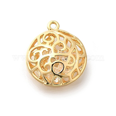 Латунь с подвесками из фианита KK-E792-28G-02-1