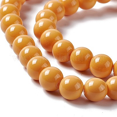 Окрашенные стеклянные бусины  X-DGLA-S071-8mm-22-1