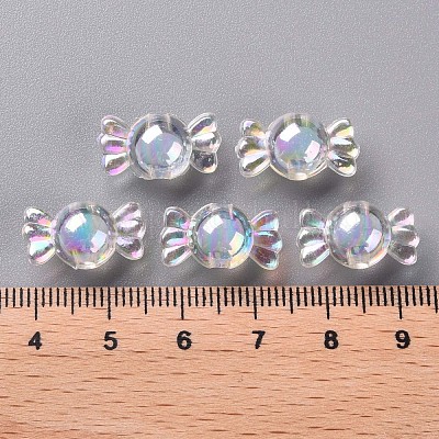 Perles en acrylique transparente&nbsp;TACR-S152-03B-SS2113-1