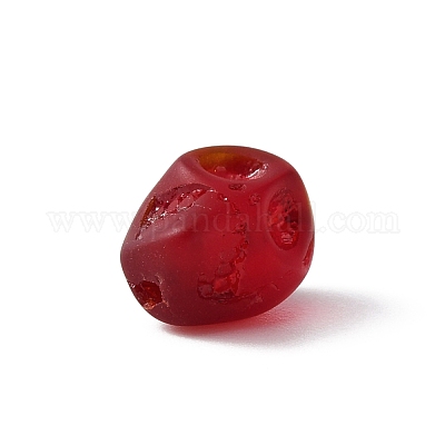 Бусины лэмпворк &nbsp;LAMP-WH0009-03G-1