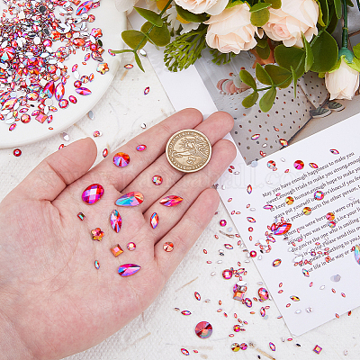 Акриловый кабошоны со стразами DIY-HS0001-63A-1