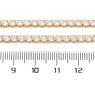 Латунные теннисные ожерелья NJEW-I104-13A-1