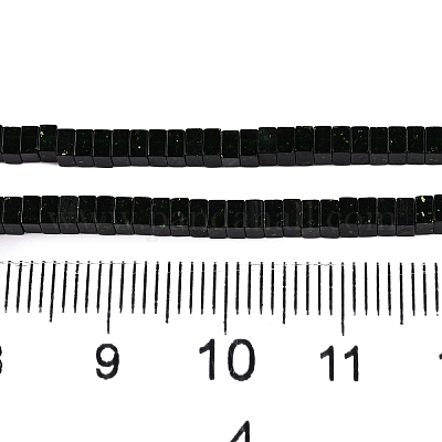 Синтетический зеленый авантюрин бисер нитей G-N342-69-1