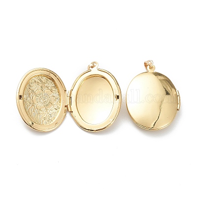 Подвески латуни медальон X-KK-P199-09G-1