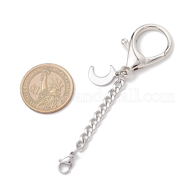 3 шт. 3 стиля застежки-карабины из сплава и нержавеющей стали 304 HJEW-JM03381-1