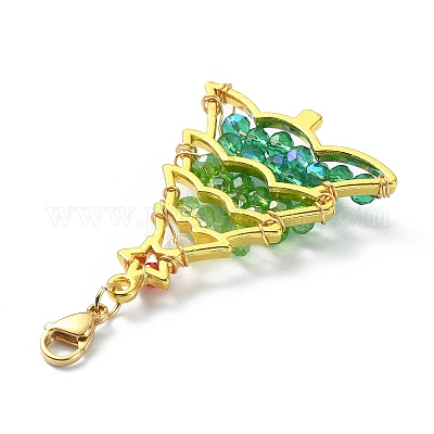 Рождественская тема из сплава большой кулон украшение HJEW-JM01060-1