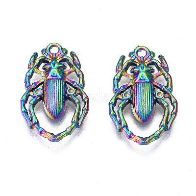 Кулон из сплава цвета радуги со стразами PALLOY-N156-182-NR-1