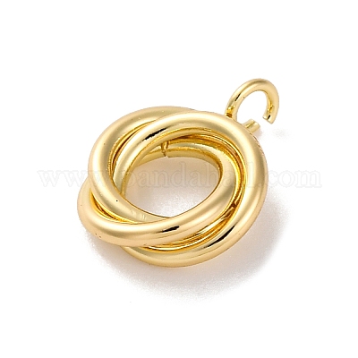 Ионное покрытие (ip) латунные подвески KK-U042-09G-1