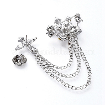 Мужская брошь из сплава на лацкане JEWB-D005-06P-1