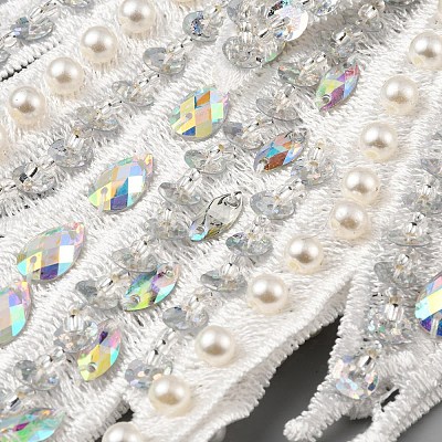 Ручное шитье многослойных цветочных костюмов с аппликацией на плечо PATC-WH0009-07A-1