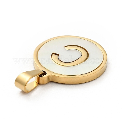 Вакуумное покрытие pvd нержавеющая сталь 304 с подвесками из белой ракушки STAS-G268-01C-G-1