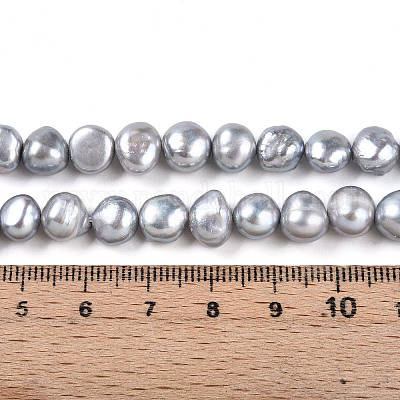 Нити из натурального культивированного пресноводного жемчуга PEAR-N014-08J-01-1