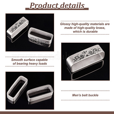 Кольца для ремня безопасности из нержавеющей стали 304 STAS-WH0044-31-1