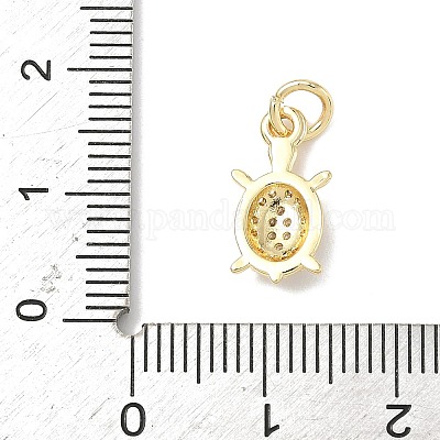 Латунные микро проложить кубического циркония подвески ZIRC-I356-13G-07-1