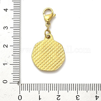 Подвесное украшение из нержавеющей стали 304 KEYC-B018-01G-03-1