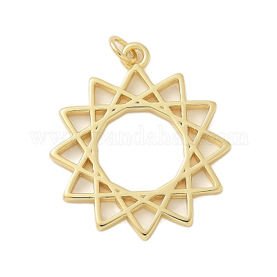 Латунные подвески&nbsp;KK-P293-03G-1