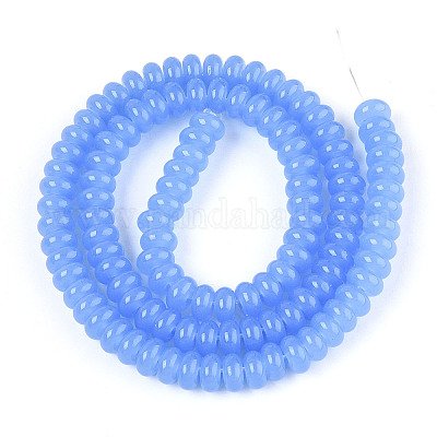 Имитация нефритовые четки стекла&nbsp;GLAA-ZX008-6mm-17E-1