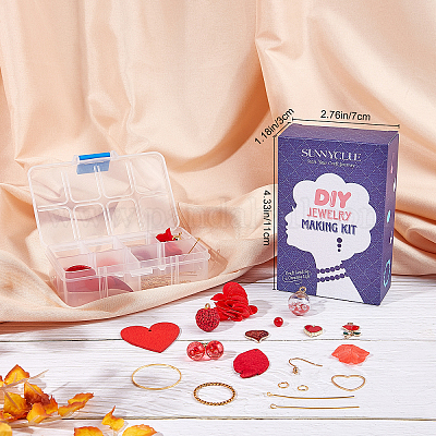 Наборы для изготовления сережек с подвесками своими руками DIY-SC0012-33-1