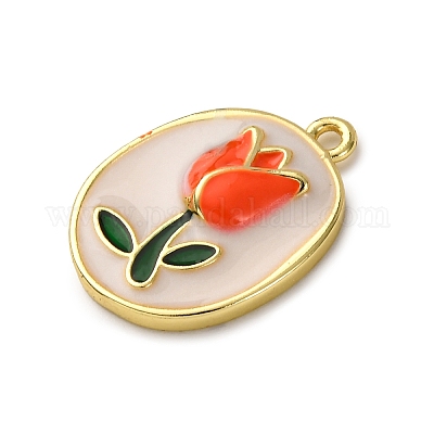 Латунь эмаль подвески&nbsp;KK-C119-19B-01-1