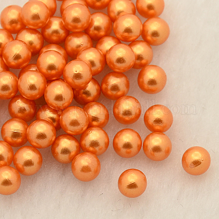 Perles rondes en imitation de plastique ABS sans trou MACR-F033-10mm-04-1