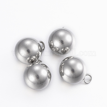 304 acero inoxidable esfera encantos X-STAS-H394-12P-1