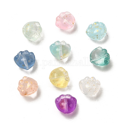 Прозрачные стеклянные бусины GLAA-D304-02-1