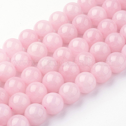 Chapelets de perles en quartz rose naturel G-G735-59-12mm-1