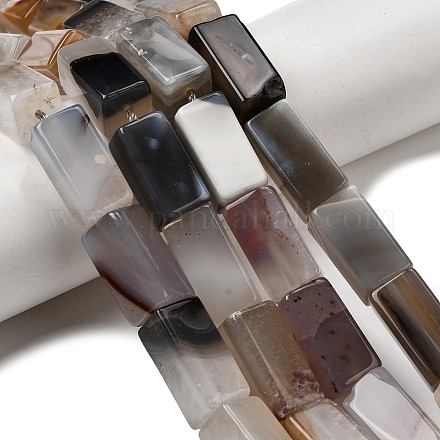 Природный агат бисер нитей G-F820-G01-01-1