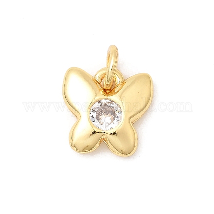 Латунные микро проложить кубического циркония подвески KK-Z135-02G-01-1