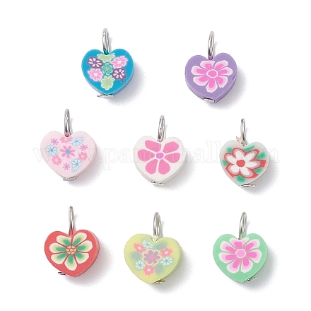 Полимерной глины ручной работы подвески PALLOY-JF04357-01-1