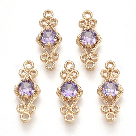 Золотистые соединители из латуни&nbsp;X-GLAA-R212-12C-1