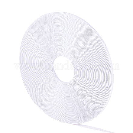 ポリエステル＆プラスチックボーンソーイングウェディングドレス生地  DIY縫製用品アクセサリー  ホワイト  12mm  約50ヤード/ロール（45.72メートル/ロール） OCOR-WH0052-26-1