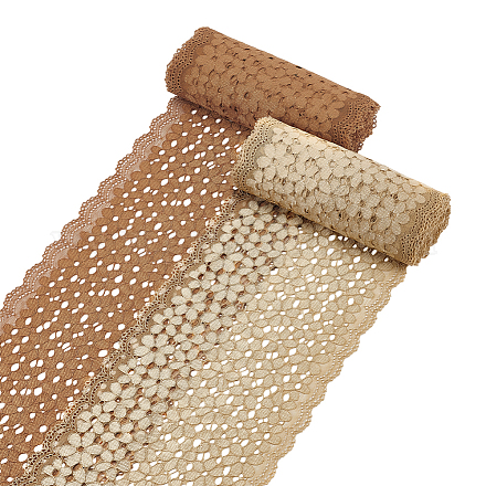 10 ярд 2-х цветных полиамидных нитей кружевные ленты DIY-GA0008-89-1