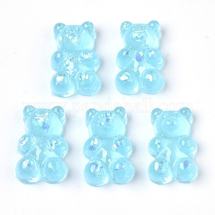 Transparent Epoxy Resin Cabochons X-CRES-N025-04A-1