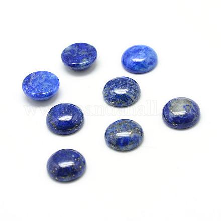Natural Lapis Lazuli Gemstone Cabochons G-T020-6mm-13-1