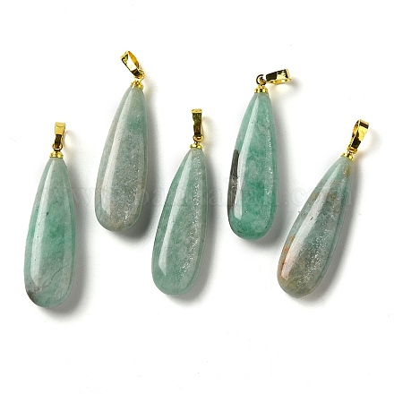 Природные подвески амазонит G-Q192-07G-04-1