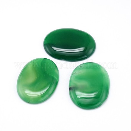 Dyed Natural Agate Cabochons G-J305-34A-1